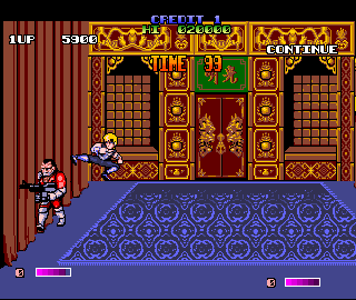 Double Dragon Arcade full play through 4k both Endings 