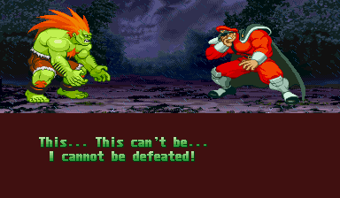 Ending for Street Fighter Alpha 3-Blanka (Arcade)