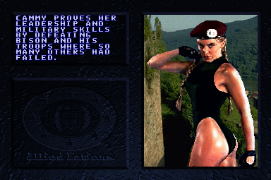 Ending for Street Fighter: The Movie-Cammy(Arcade)