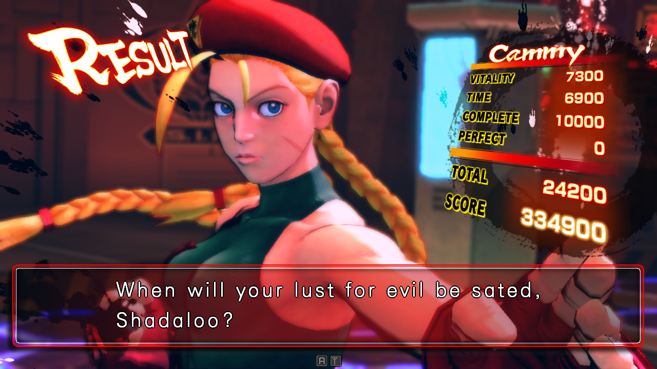 Ending for Super Street Fighter IV Arcade Edition-Cammy(Arcade)