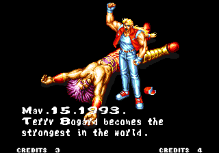Ending for Fatal Fury 2-Terry(Neo Geo)