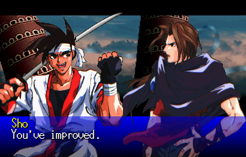 Ending for Battle Arena Toshinden Remix-Sho Last Boss, Eiji Story (Sega  Saturn)