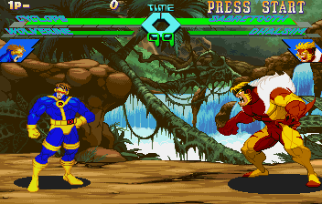 Sega Saturn: X-Men Vs. Street Fighter.