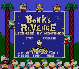 Game Boy: Bonk's Revenge