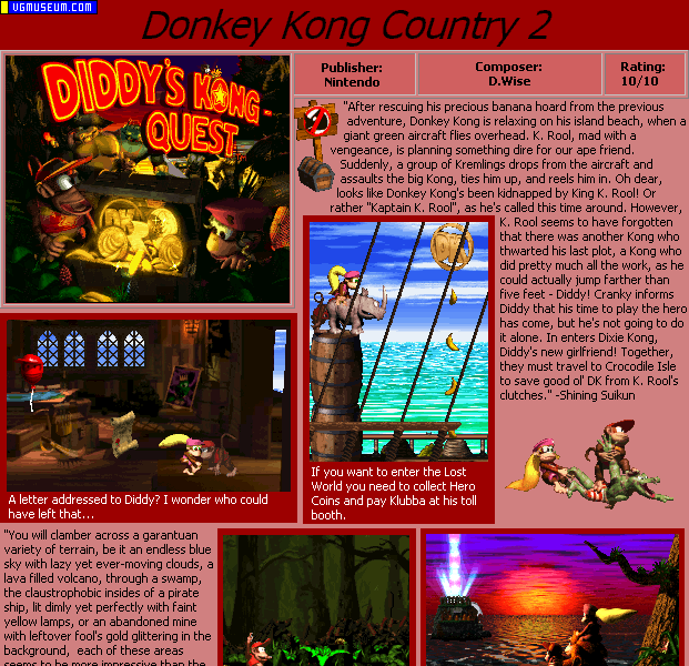 Donkey Kong Country 2 Music Soundtrack